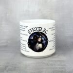 Kubek znak zodiaku strzelec dla niej ze złotym uchem