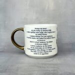 Kubek znaki zodiaku ryby