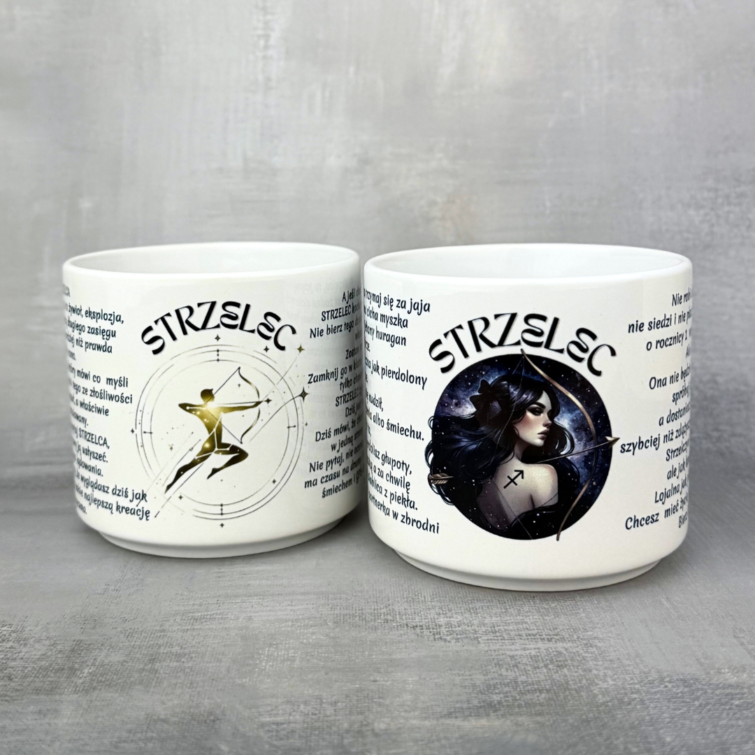 Kubek znaki zodiaku strzelec