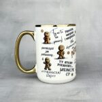 Popierniczony kubek złote ucho i rant