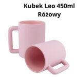 Kubek Leo 450ml różowy