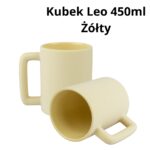 Kubek Leo 450ml żółty