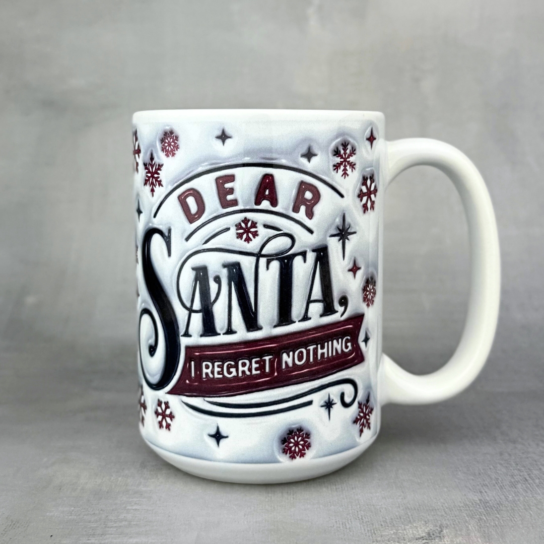 Kubek dear santa i regret nothing