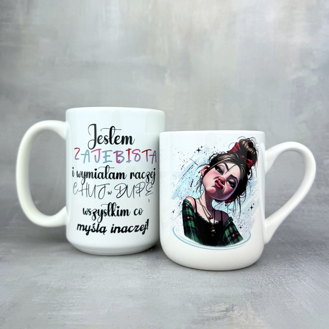 Kubek jestem zajebista i wymiatam raczej