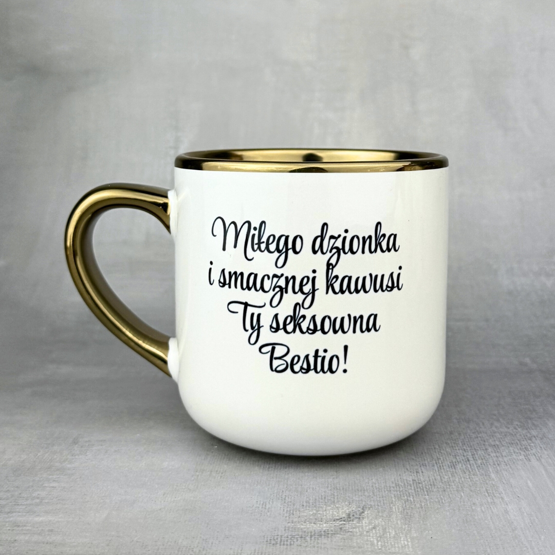 Kubek miłego dzionka i smacznej kawusi