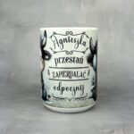 Kubek świąteczny przestań zapierdalać personalizowany
