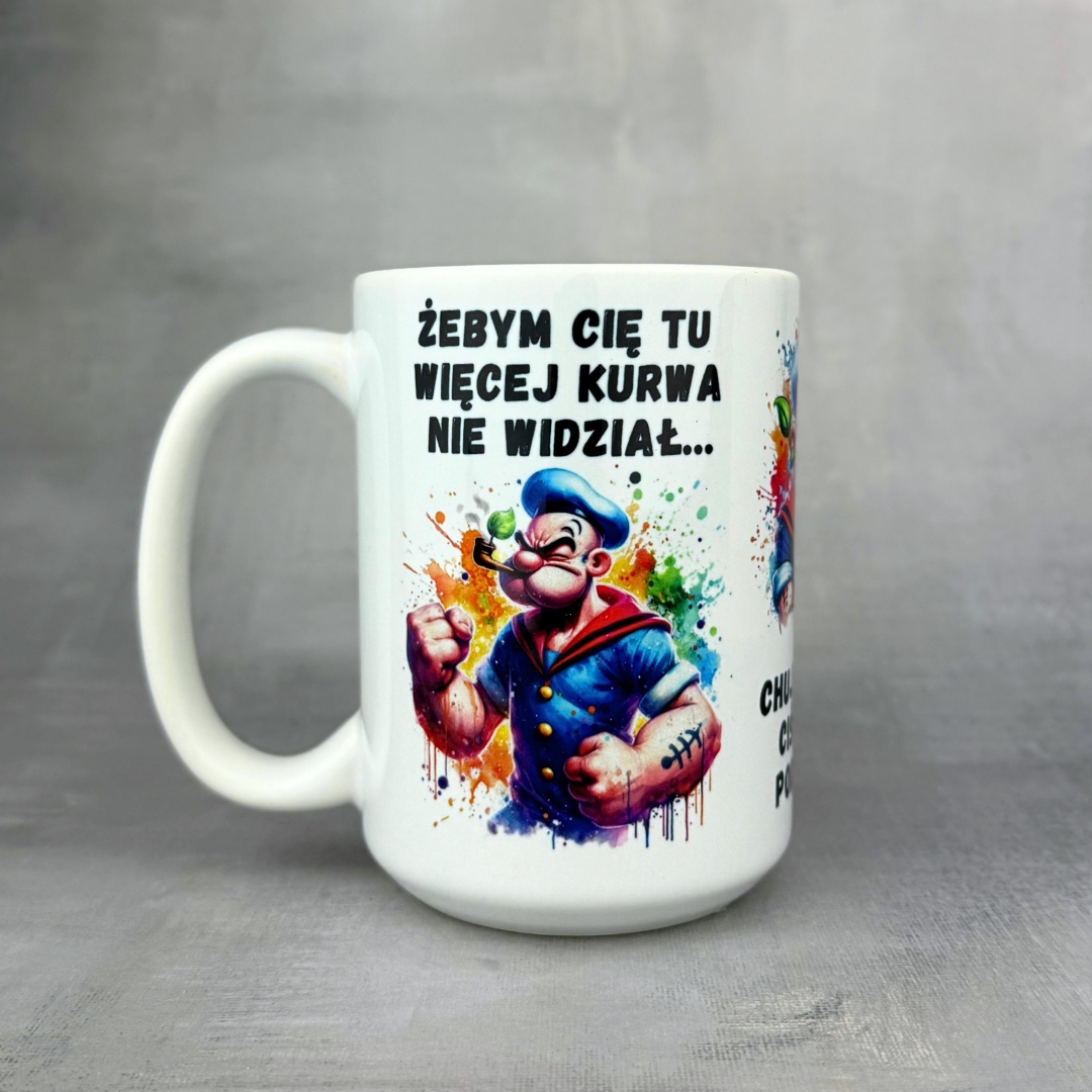 Kubek żebym cię tu więcej kurwa nie widział Marynarz
