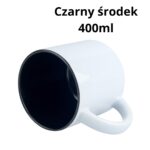kubek 400ml czarny środek
