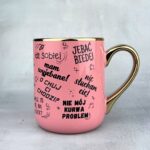 Chamski kubek elegant 330ml róż