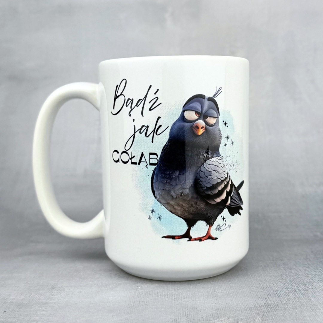 Kubek bądź jak gołąb