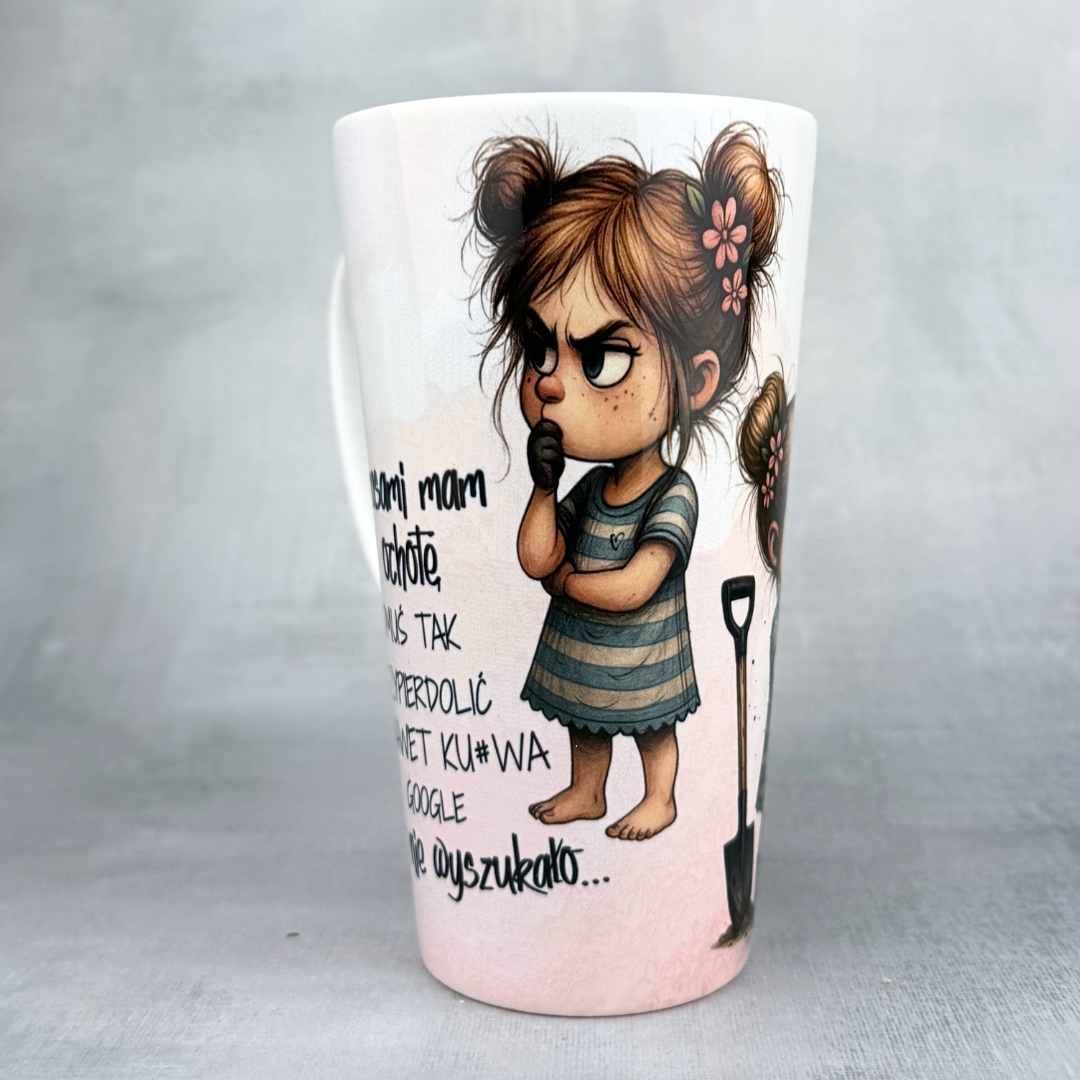 Kubek czasami mam ochotę x alibi (mała złośnica) latte 450ml biały