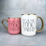 Kubek pojebie mnie zaraz (szyfr) złoty