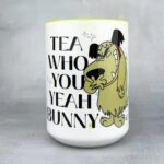 Kubek tea who you jeah bunny limonkowy środek i ucho