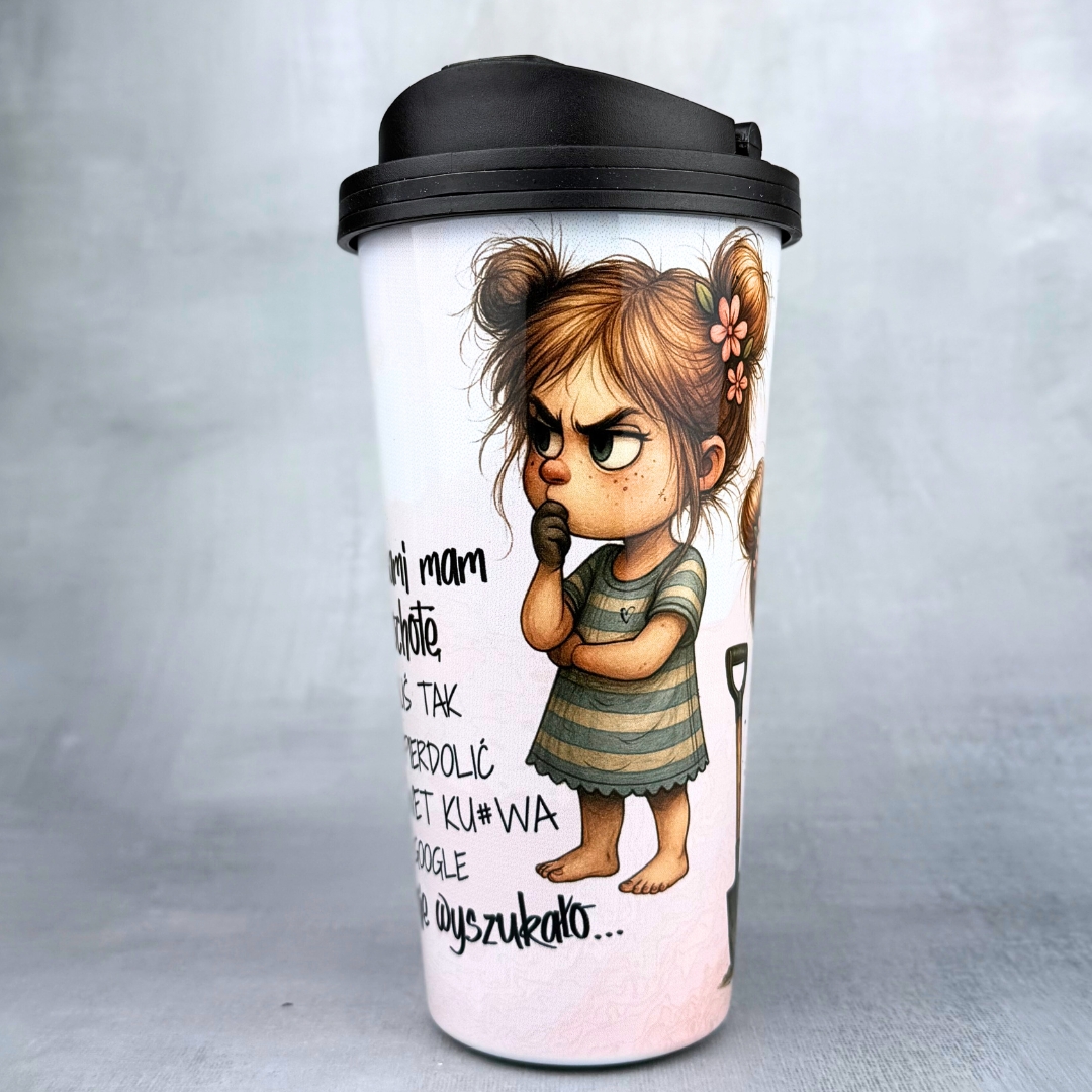 Kubek termiczny czasami mam ochotę x alibi (mała złośnica) 600ml