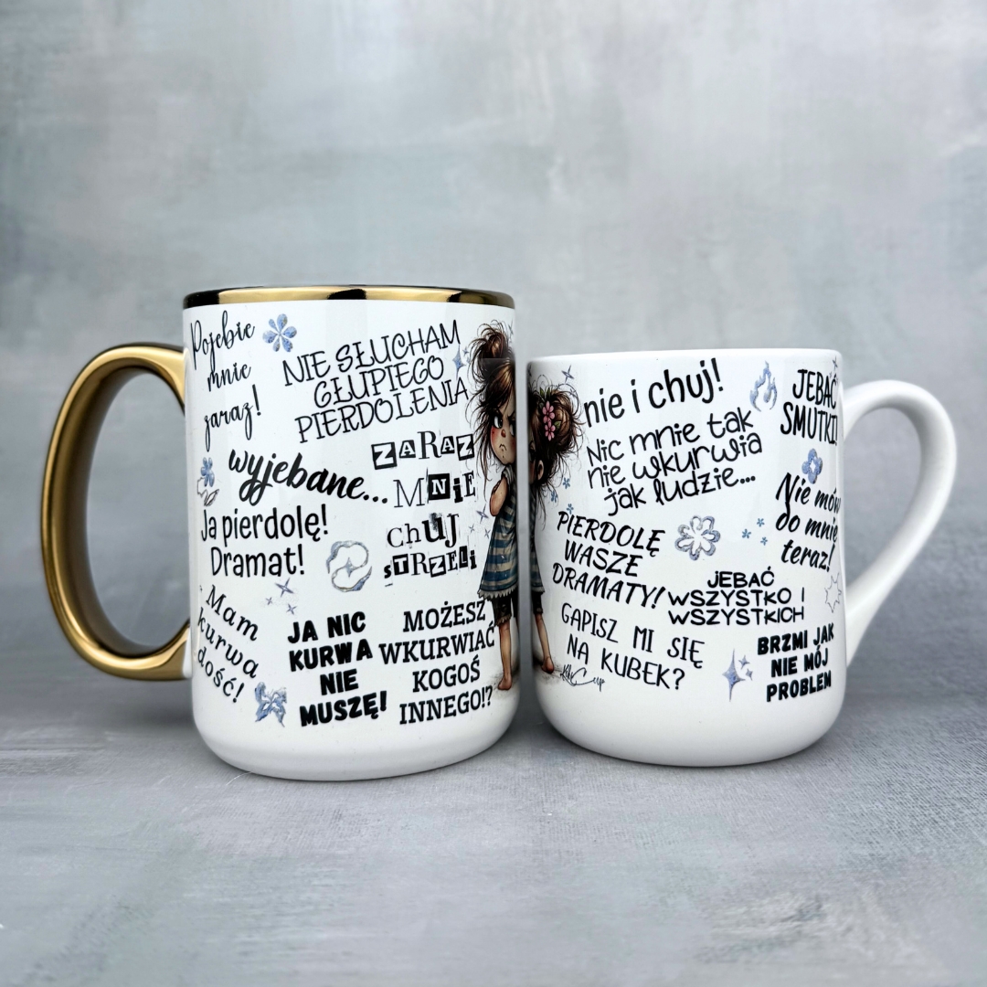 Chamski kubek (Mała Złośnica) złoty