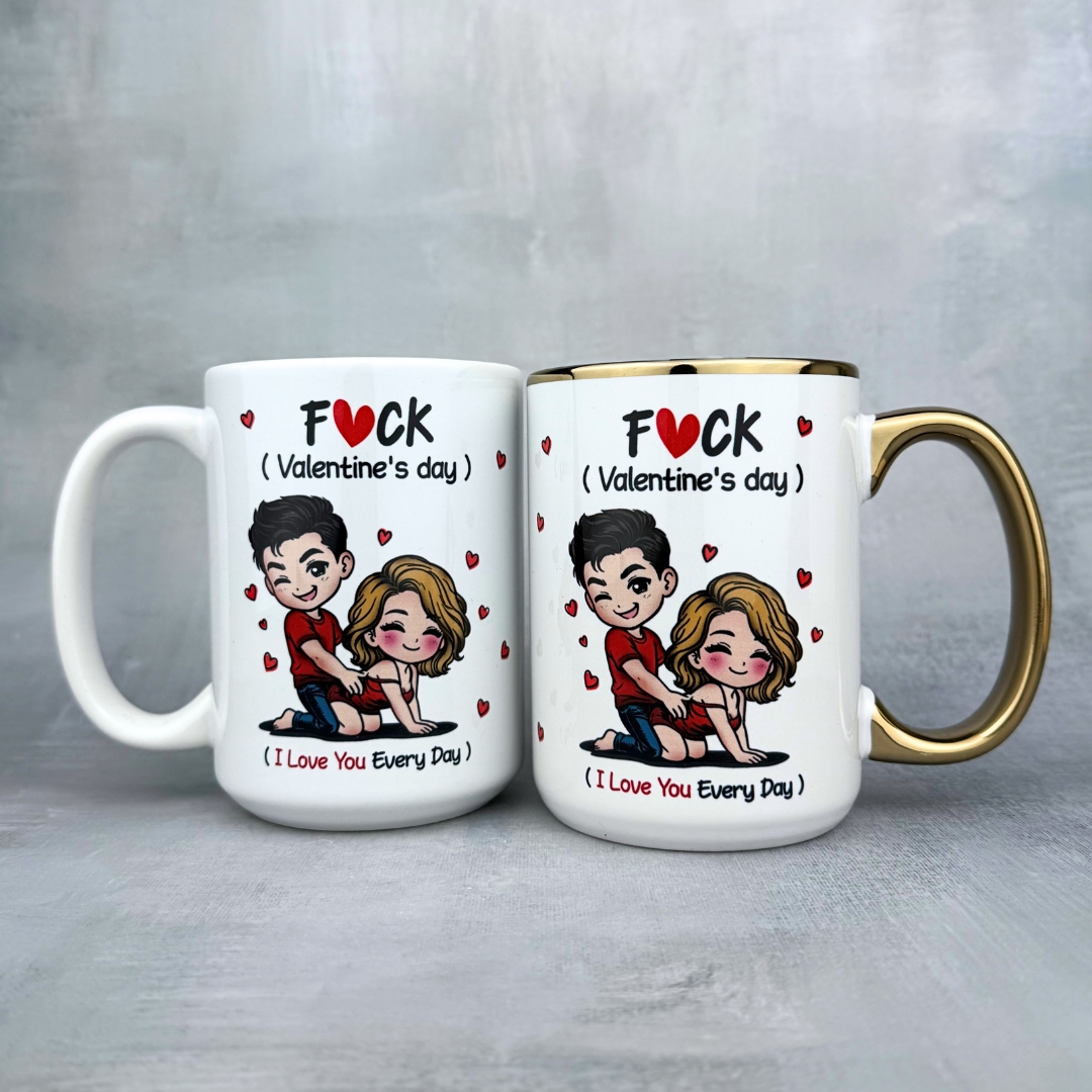 Kubek fuck valentines prezent na walentynki