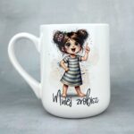 Kubek mniej zrobisz mniej spierdolisz (Mała Złośnica) 330biały