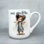 Kubek mniej zrobisz mniej spierdolisz (Mała Złośnica) 330ml