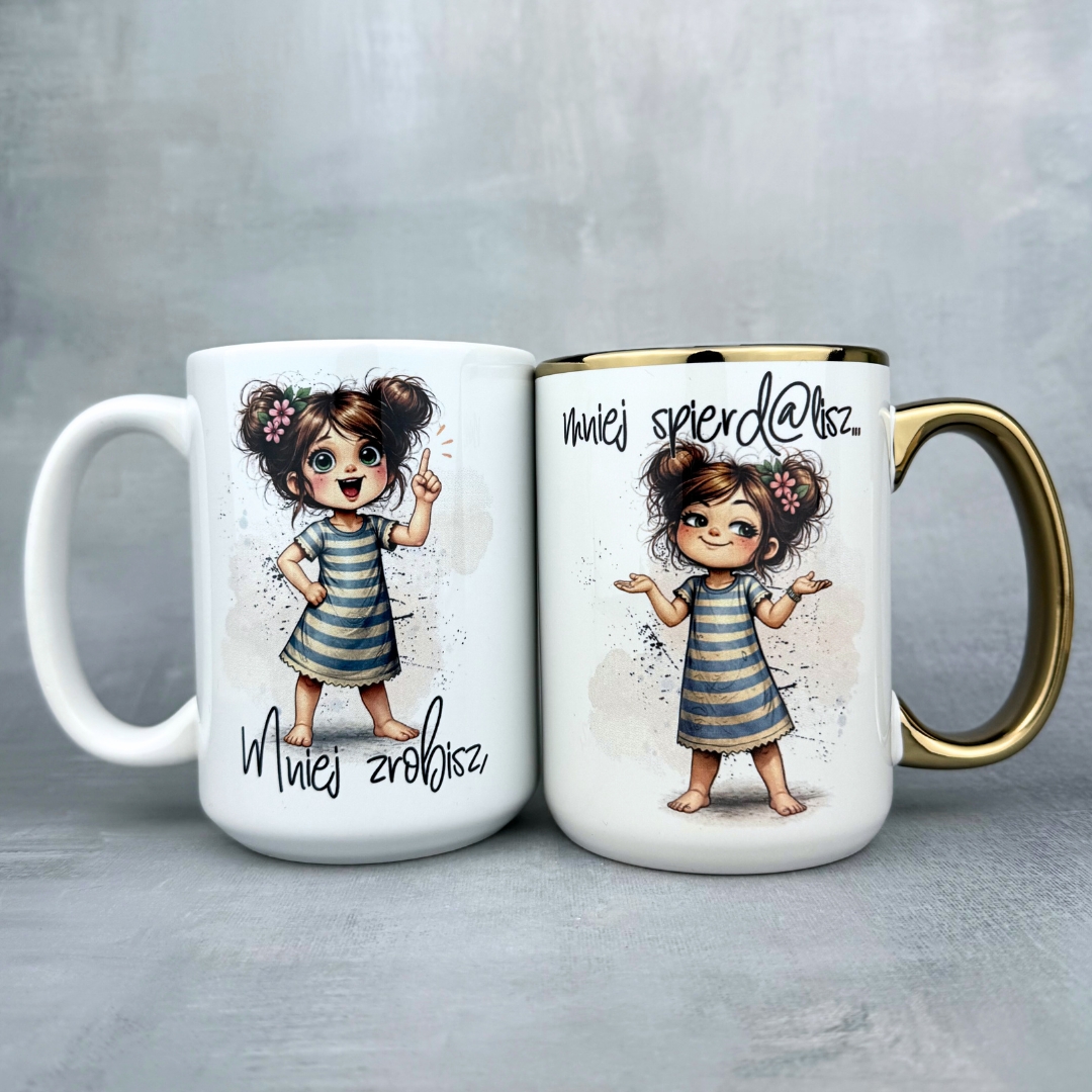 Kubek mniej zrobisz mniej spierdolisz (Mała Złośnica) nowość