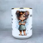 Kubek nigdy nie myl mojego charakteru (Mała Złośnica) złoty