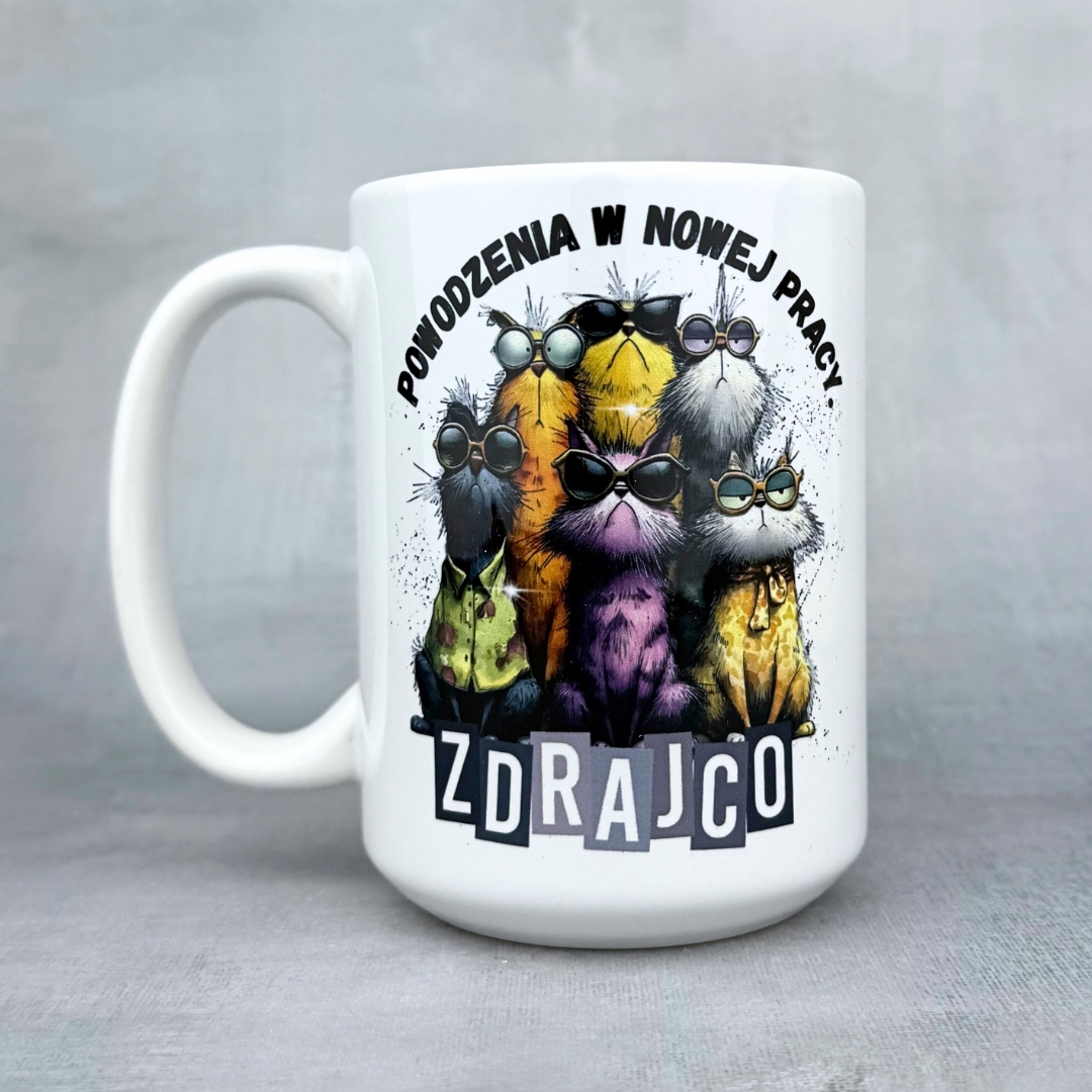 Kubek powodzenia w nowej pracy (zdrajco)