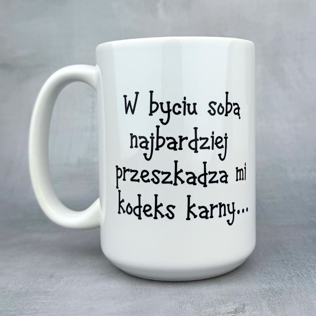 Kubek przeszkadza mi kodeks karny (Mały Złośnik) dla niego