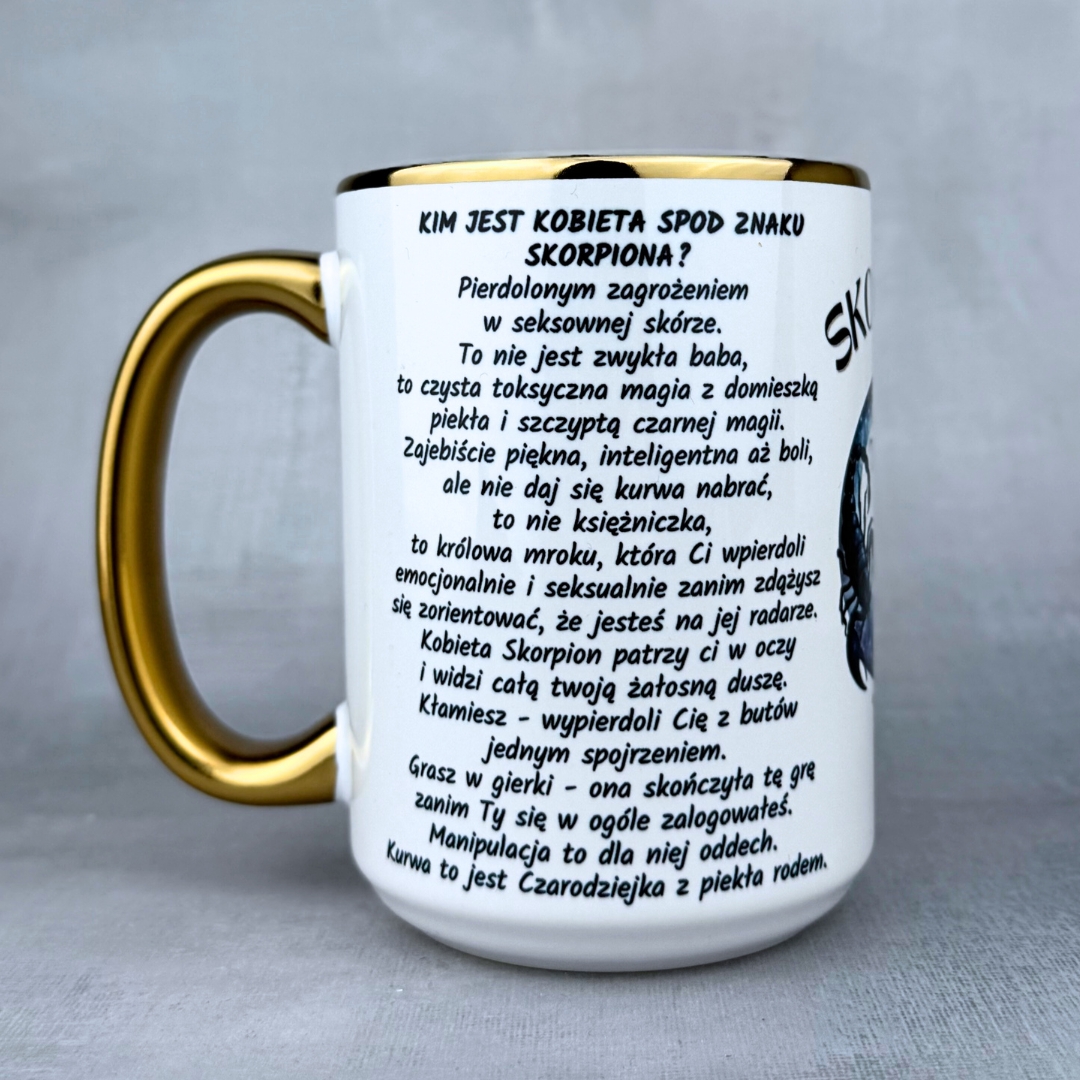 Kubek skorpion dla niej znaki zodiaku Kubek skorpion dla niej