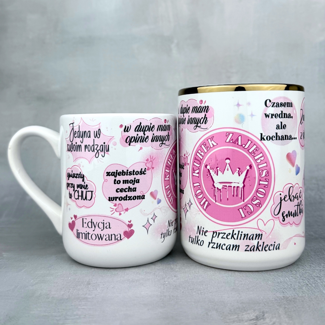 Mój kubek zajebistości (Pink)
