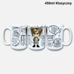 Kubek Mała Złośnica NOWOŚĆ 2026 450ml klasyczny biały