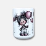 Kubek nie zesraj się (baloniki) klasyczny biały 450ml