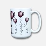 Kubek nie zesraj się (baloniki) klasyczny biały 450ml nowość