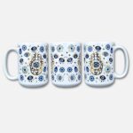 Kubek oko proroka klasyczny biały 450ml nowość