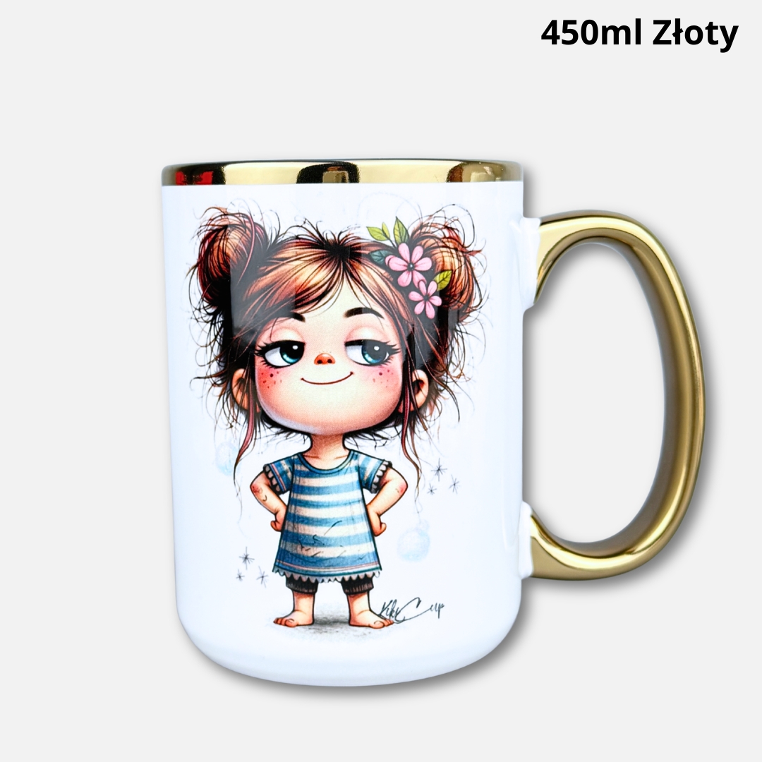 Kubek Jedni mówią, że jestem wredna zołzą 450 ml złoty (Mała Złośnica)