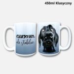 Kubek chujowo ale stabilnie (z psem) 450ml klasyczny