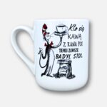 Kubek kto się kawą z rana poi 330ml klasyczny
