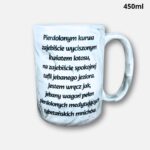 Kubek marmurkowy jestem oazą spokoju 450 tył