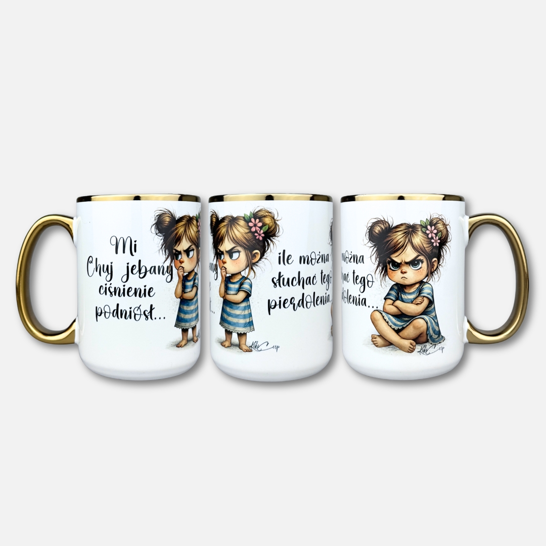 Kubek mi chuj jebany ciśnienie podniósł (Mała Złośnica) nowość 2026