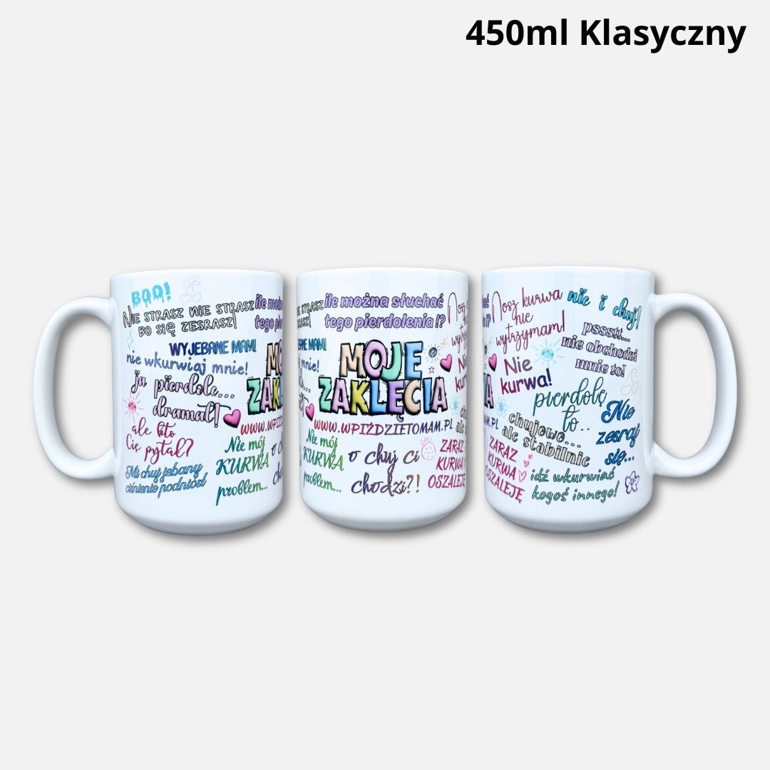 Kubek moje zaklęcia nowy 2026 450ml klasyczny
