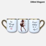 Kubek nie toleruję słowa nie 330ml elegant