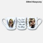 Kubek raz anioł raz diablica (blondynka) nowość
