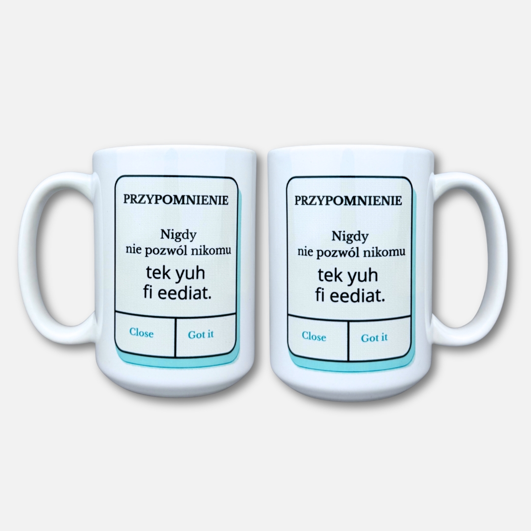 Kubek tek yuh di eediat