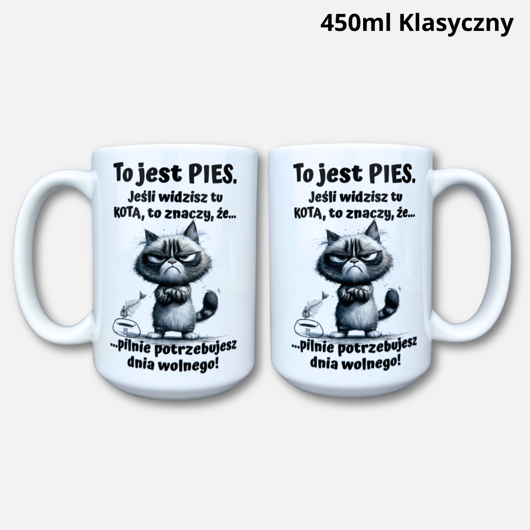 Kubek to jest pies 450ml klasyczny