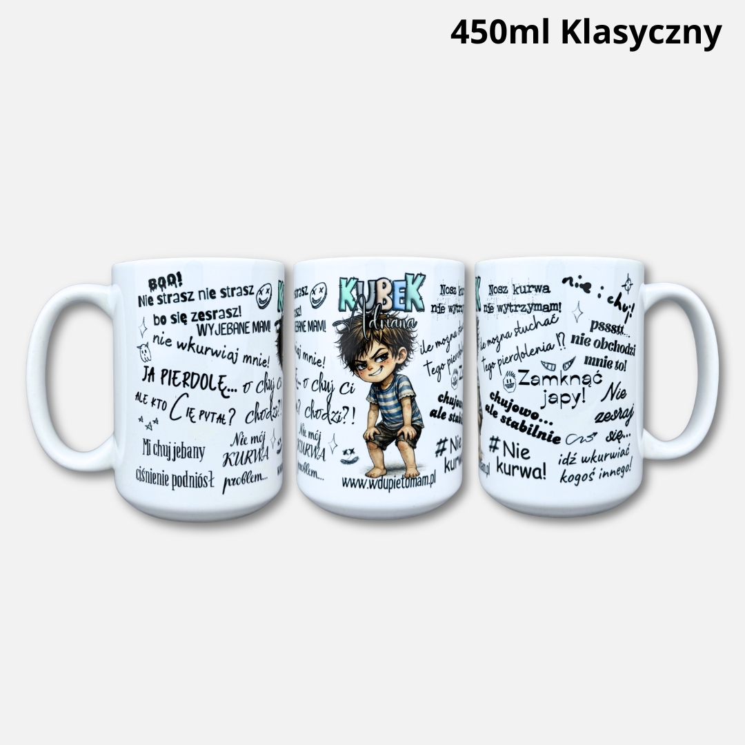 Kubek złośnika (personalizowany) 450ml klasyczny