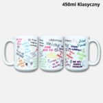 Chamski kubek (kolorowy) 450ml klasyczny