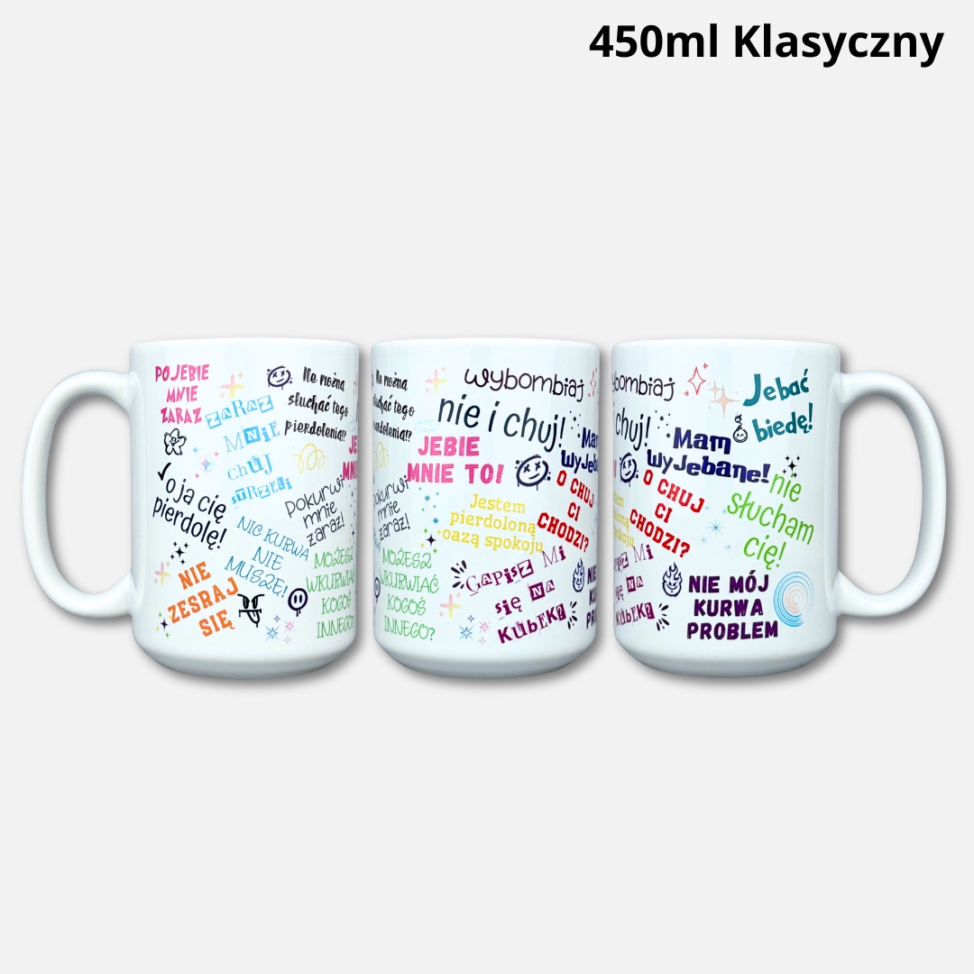 Chamski kubek (kolorowy) 450ml klasyczny