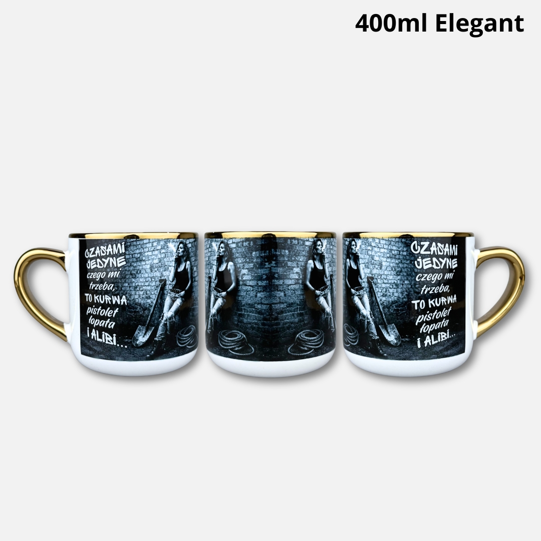 Kubek czasami jedyne czego mi trzeba to... Alibi (Photo) 400ml elegant