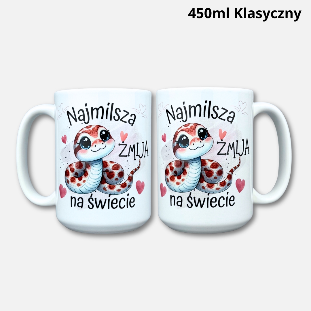 Kubek najmilsza żmija na świecie 2026 450ml klasyczny