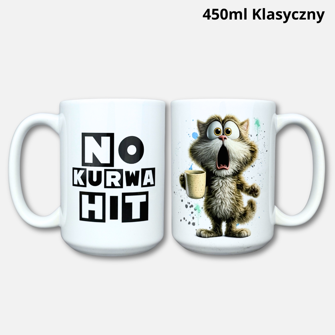 Kubek no kuwa hit nowość 450ml klasyczny