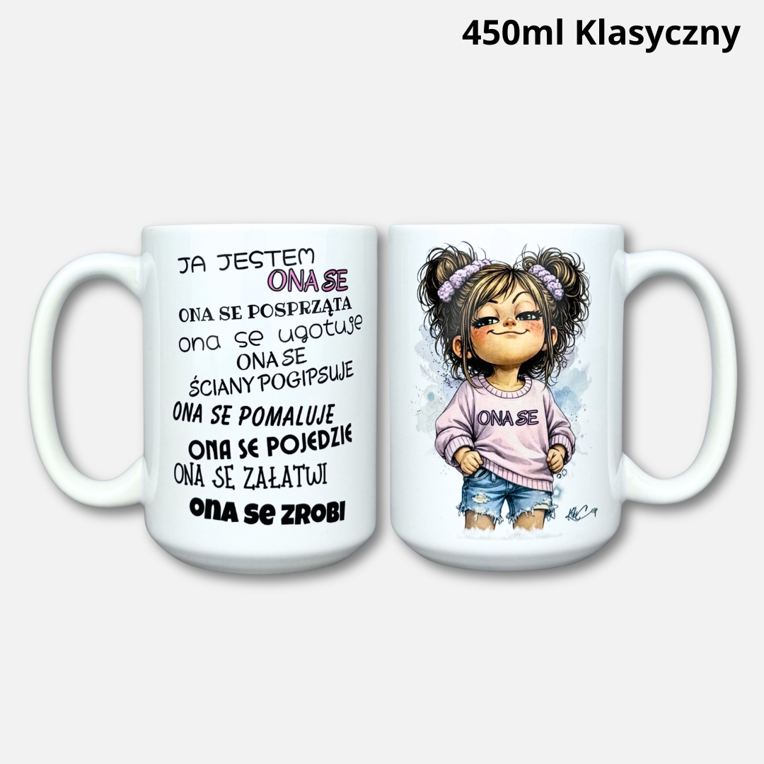 Kubek onase (Mała Złośnica) 450ml klasyczny