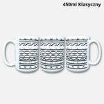 Kubek pierdol się (szlaczki) 450ml klasyczny